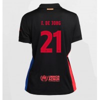 Maglie da calcio Barcelona Frenkie de Jong #21 Seconda Maglia Femminile 2024-25 Manica Corta